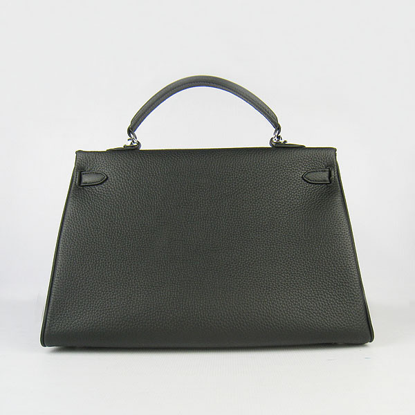 High Quality Hermes Kelly 35CM Togo Leather Bag Black 6308